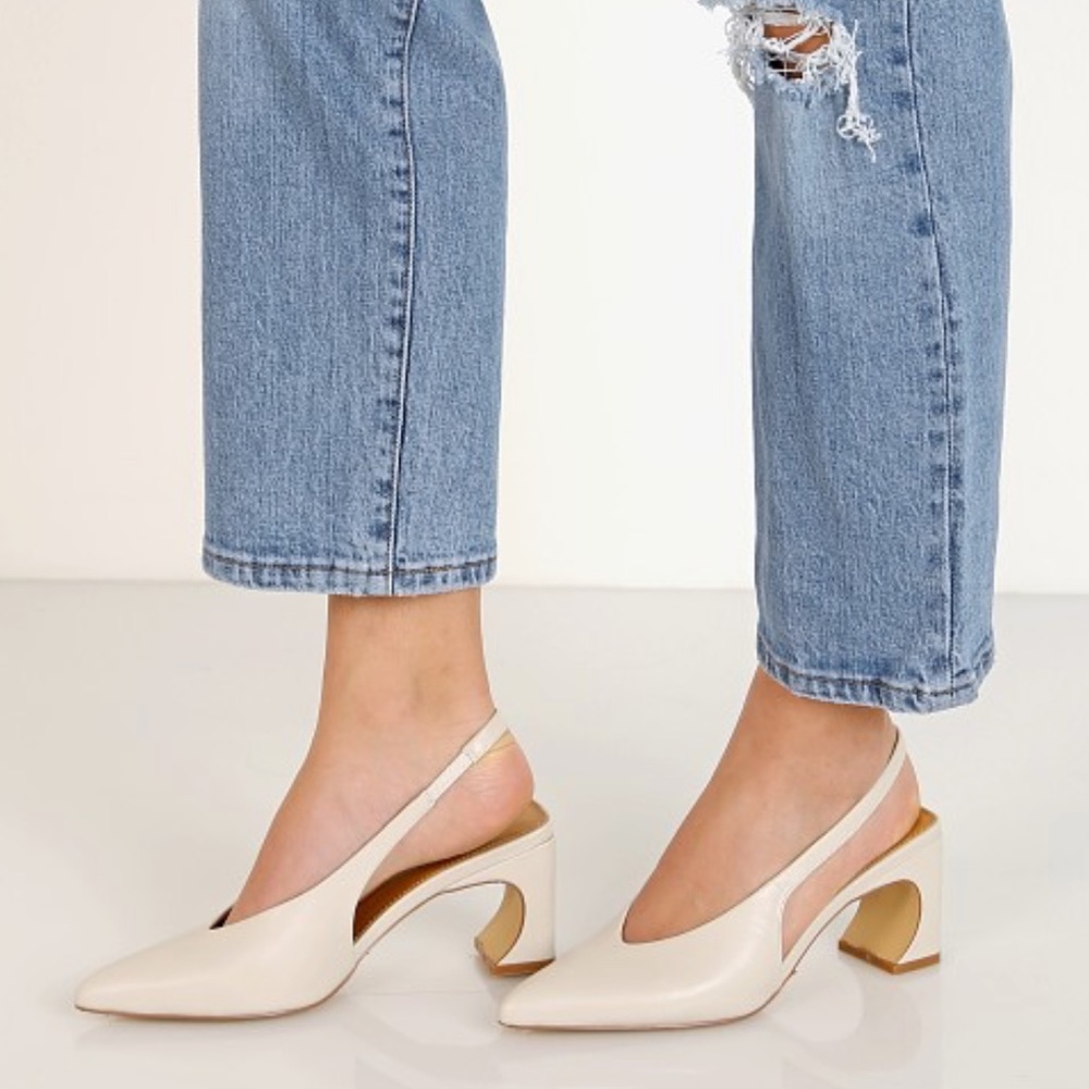 Jaguar the Label Slingback Sand in Ivory